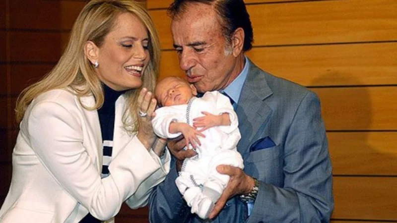 El hijo menor de Menem denunció que Zulemita no lo deja ver a su padre