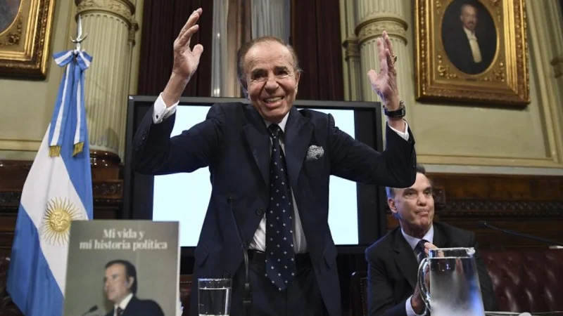 Menem lanzó a su candidato para 2019 y sorprendió a todo el Senado