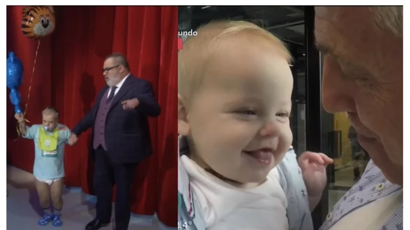 Repudiable: Lanata se burló del hijo de Marley con un enano vestido de bebé