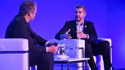 Marcos Peña sobre Nicolás Dujovne: "No se transforma en superministro" Marcos Peña sobre Nicolás Dujovne: "No se transforma en superministro"