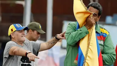 El conmovedor mensaje de Diego Maradona para Nicolás Maduro El conmovedor mensaje de Diego Maradona para Nicolás Maduro