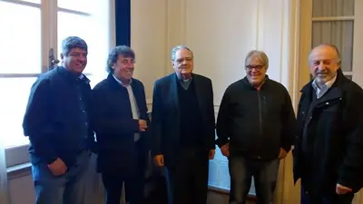 La Iglesia se reunió con Moyano, Yasky y Micheli en la previa de la marcha del 25 La Iglesia se reunió con Moyano, Yasky y Micheli en la previa de la marcha del 25