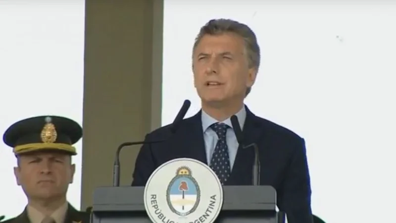 El furcio de Macri en medio de su discurso que lo dejó en ridículo frente al Ejército