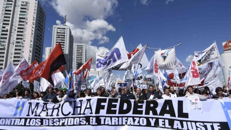 Marcha Federal: terminará el viernes frente al Congreso con un importante acto