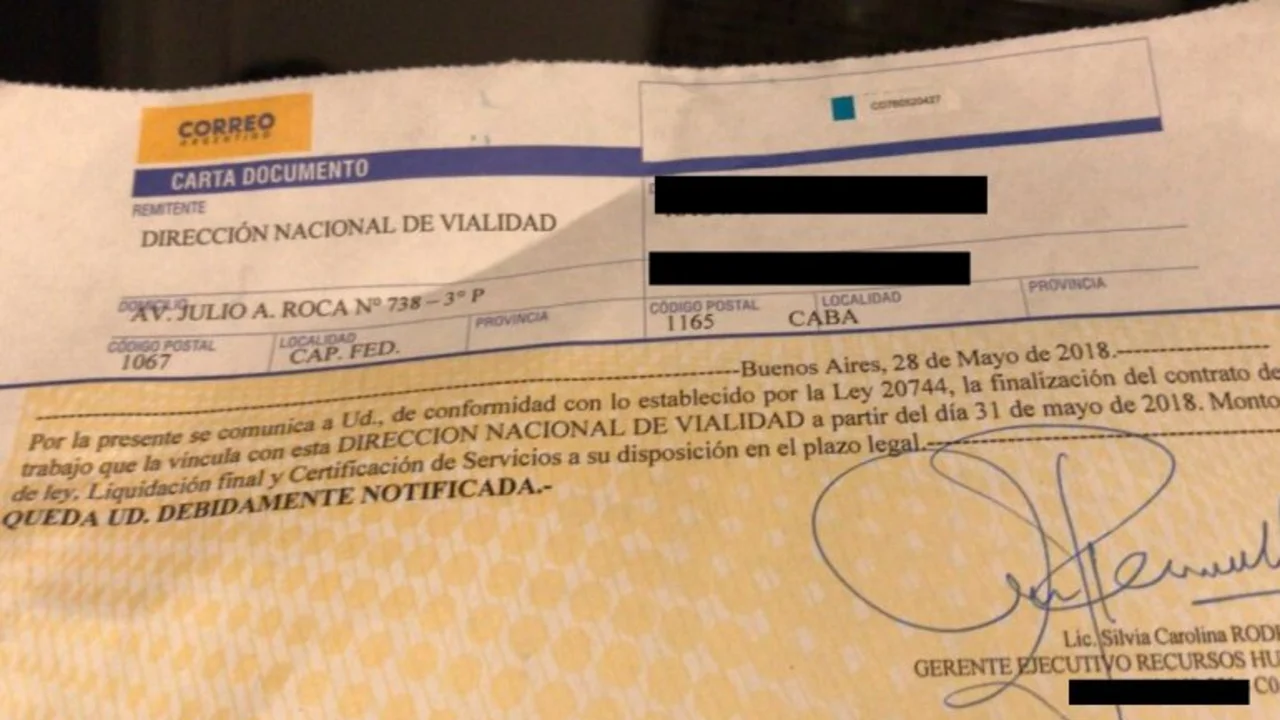 Advierten por despidos en Vialidad Nacional