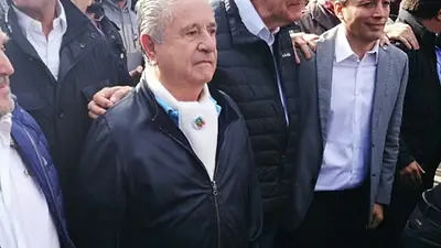 Con Duhalde, Gioja y los intendentes, el peronismo unido homenajeó a Eva Perón Con Duhalde, Gioja y los intendentes, el peronismo unido homenajeó a Eva Perón