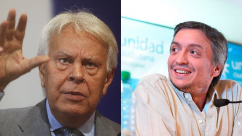 Máximo Kirchner se reunió con el ex presidente español Felipe González