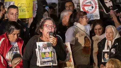 Masiva movilización por el crimen de San Miguel del Monte y contra la violencia policial Masiva movilización por el crimen de San Miguel del Monte y contra la violencia policial