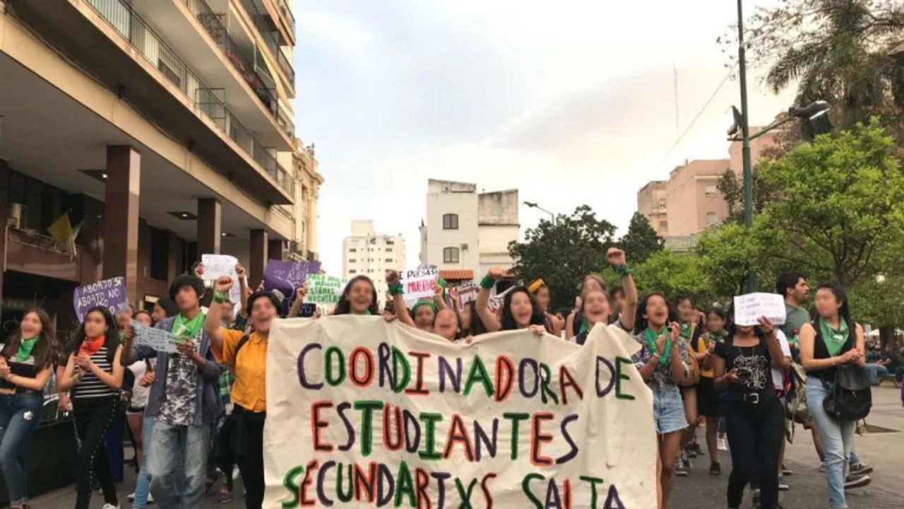 Estudiantes en Salta fueron sancionados por manifestarse a favor del aborto