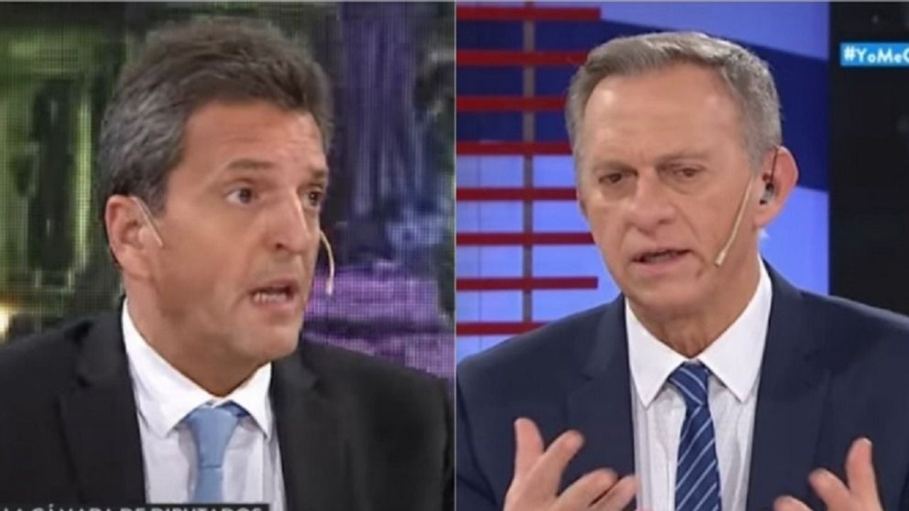 Sergio Massa les desmintió dos noticias falsas a TN y complicó a Marcelo Bonelli al aire