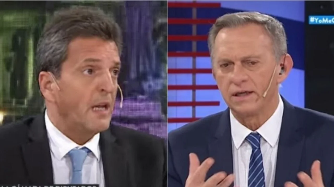 Sergio Massa les desmintió dos noticias falsas a TN y complicó a Marcelo Bonelli al aire
