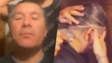 El sufrimiento de Pablo Lescano: le cortaron el pelo en vivo