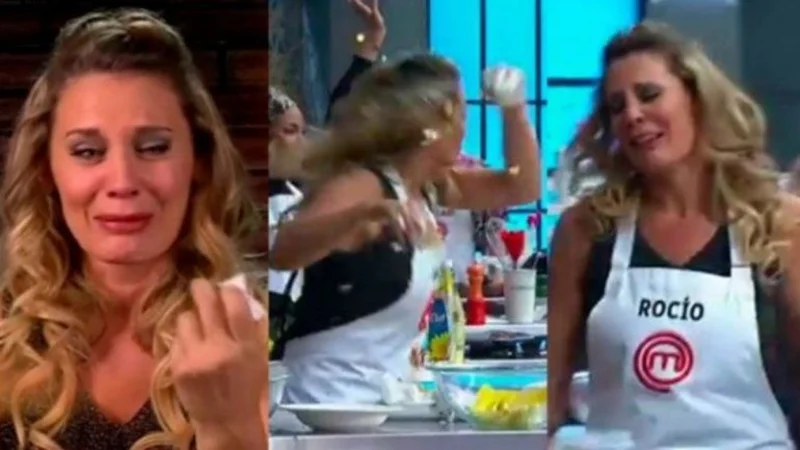 Rocío Marengo tuvo un ataque de ira y llanto en Masterchef Chile y rompió un plato