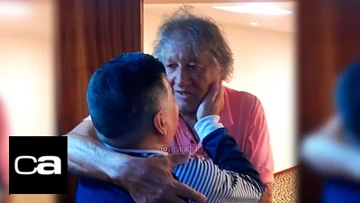 El emotivo mensaje de Diego Maradona por la muerte del 'Trinche' Carlovich El emotivo mensaje de Diego Maradona por la muerte del 'Trinche' Carlovich