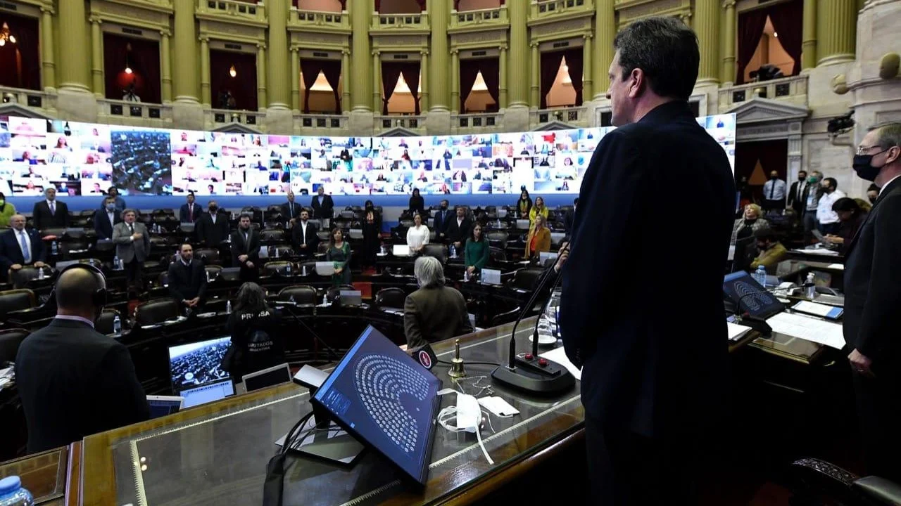Comenzó con éxito la primera sesión virtual de Diputados en la historia del Congreso