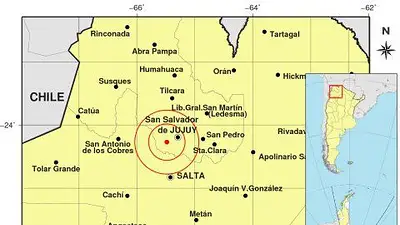 Fuertes terremotos en Jujuy y en San Juan Fuertes terremotos en Jujuy y en San Juan