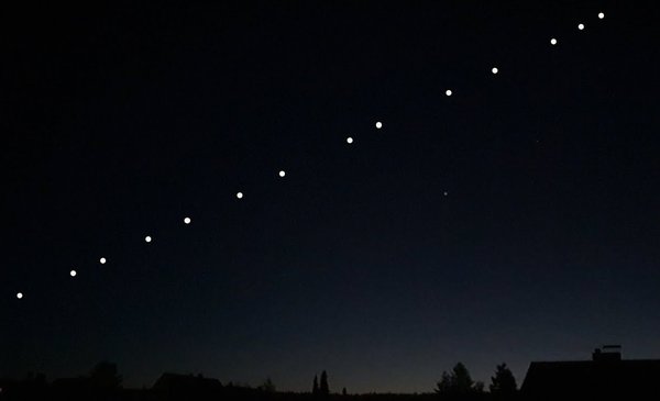 Alerta: Qué Son Las Luces En Fila Que Se Verán En El Cielo En La Noche 