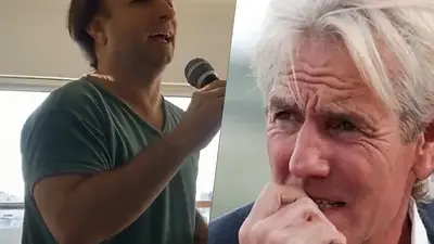 Le salió mal: Miguel Boggiano homenajeó a Sergio Denis cantando y fue repudiado en las redes Le salió mal: Miguel Boggiano homenajeó a Sergio Denis cantando y fue repudiado en las redes