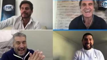 Oscar Ruggeri y Néstor Ortigoza se burlaron del 'Pollo' Vignolo