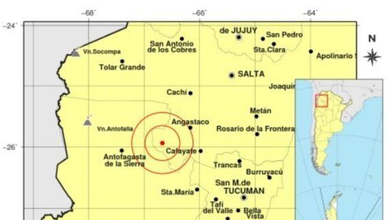 Fuerte sismo en Salta sacudió edificios y se sintió hasta en Tucumán