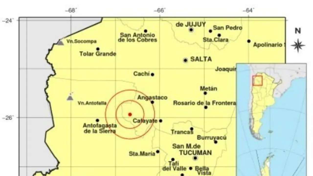 Fuerte sismo en Salta sacudió edificios y se sintió hasta en Tucumán