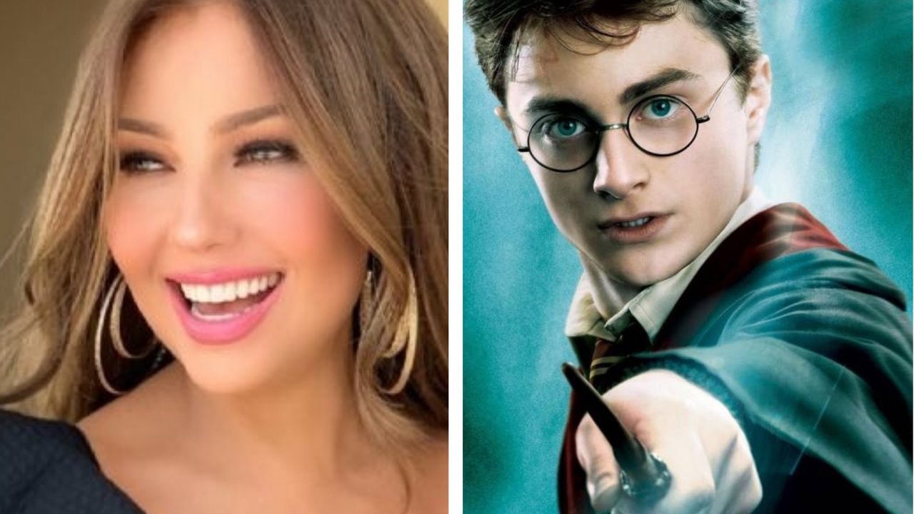 Thalía publicó un video de TikTok y reveló su fanatismo por Harry Potter