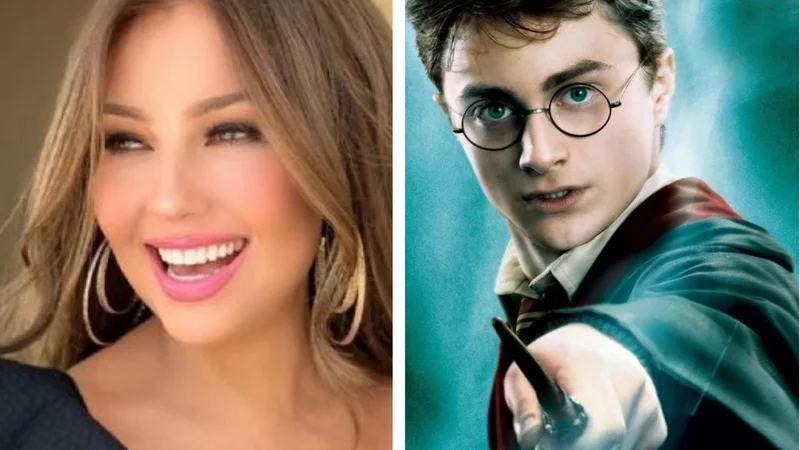 Thalía publicó un video de TikTok y reveló su fanatismo por Harry Potter