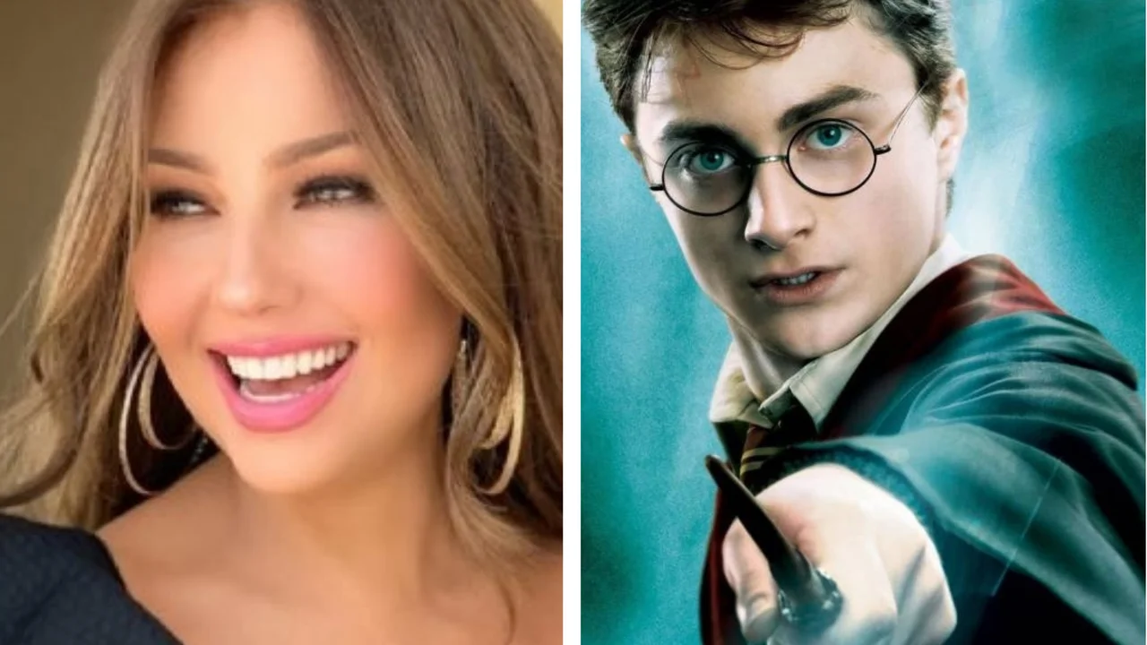 Thalía publicó un video de TikTok y reveló su fanatismo por Harry Potter