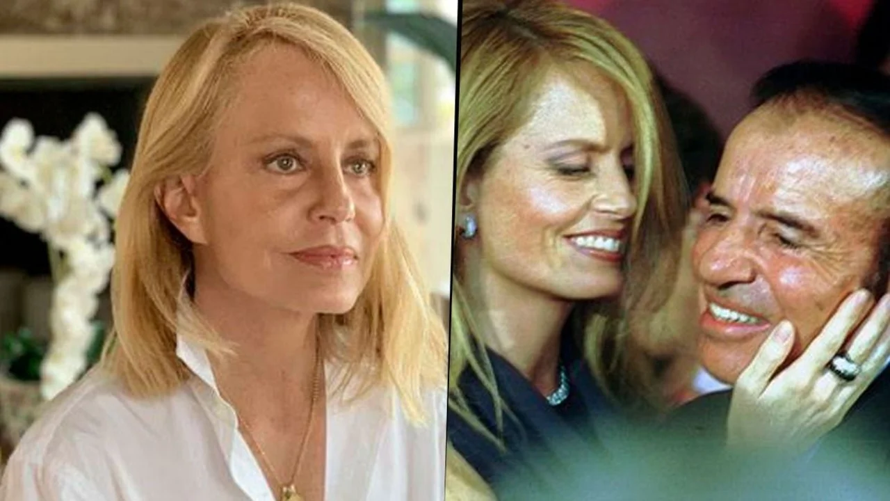 Cecilia Bolocco y Carlos Menem