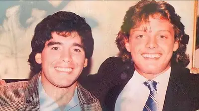 Diego Maradona y Luis Miguel juntos Diego Maradona y Luis Miguel juntos