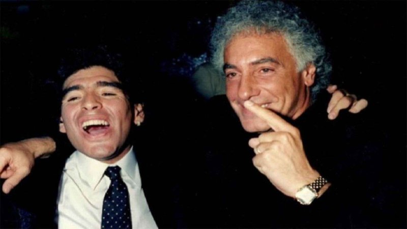 Diego Maradona y Guillermo Coppola