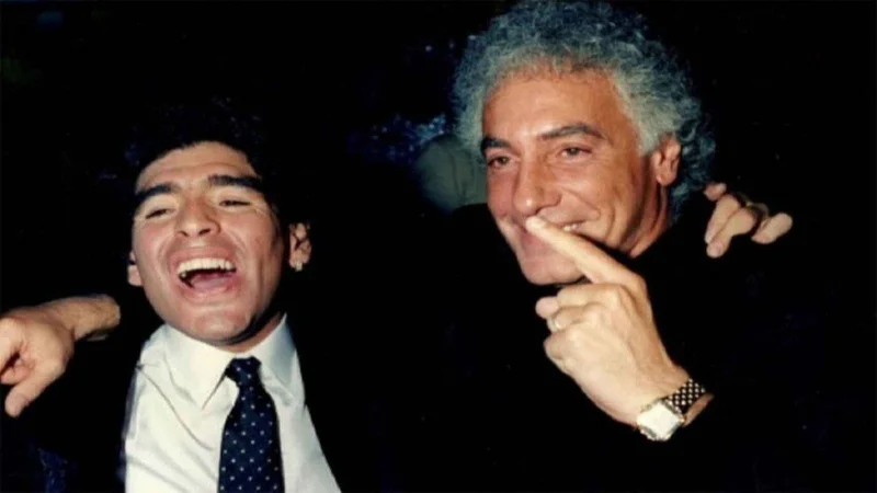 Diego Maradona y Guillermo Coppola