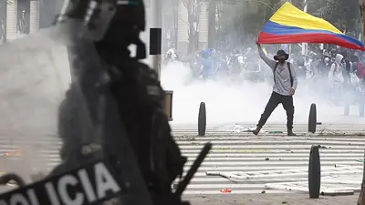 Las fotos y videos de lo que está pasando en Colombia Las fotos y videos de lo que está pasando en Colombia
