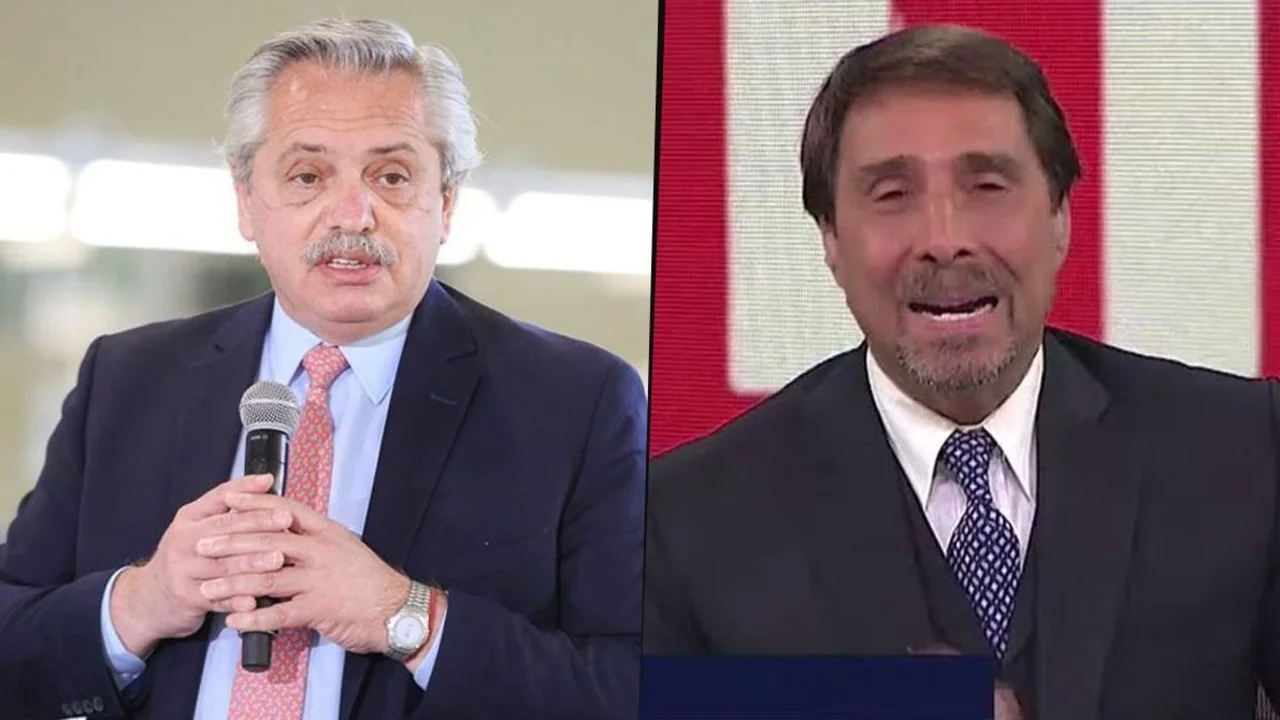 La fake news de Eduardo Feinmann contra Alberto Fernández