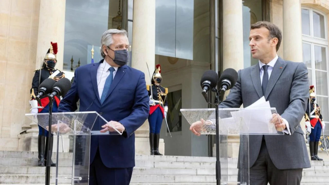 Alberto y Macron