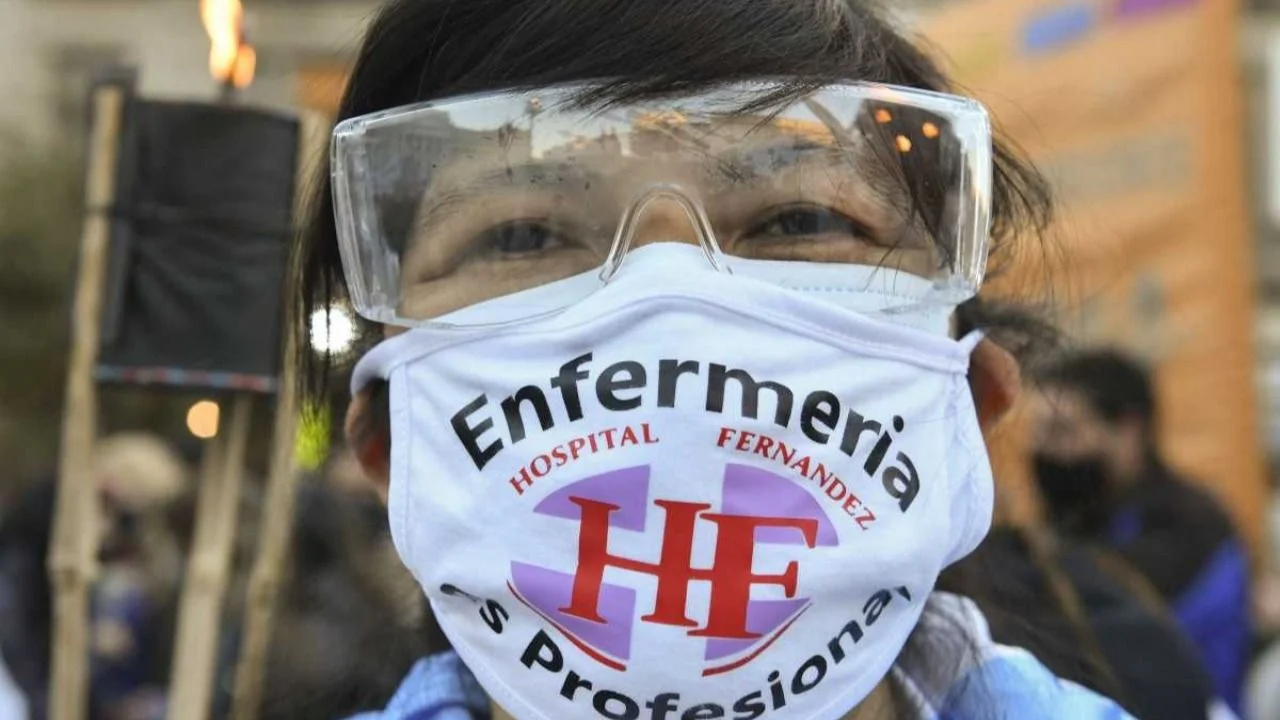 Trabajadores de Salud concretaron un paro por reclamos salariales y laborales