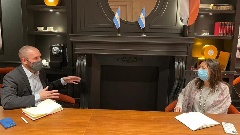 Martín Guzmán se reunió con el FMI en Roma