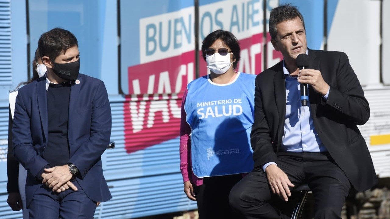 transporte sanitario, guerrera, massa, kicillof, covid-19, provincia de buenos aires