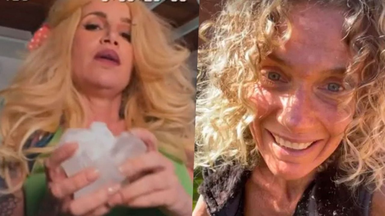 Florencia Peña, Maru Botana y el hielo