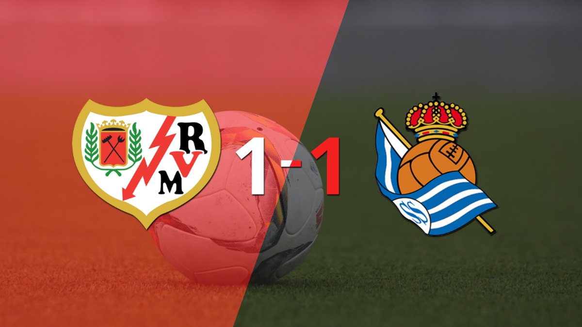 Reparto de puntos en el empate a uno entre Rayo Vallecano y Real ...