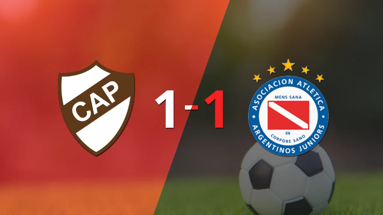 Empate a uno entre Platense y Argentinos Juniors