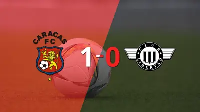 Con lo justo, Caracas venció a Libertad 1 a 0 en el Coloso de Los Chaguaramos Con lo justo, Caracas venció a Libertad 1 a 0 en el Coloso de Los Chaguaramos