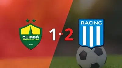 A Racing Club le alcanzó con un gol para vencer por 2 a 1 a Cuiabá A Racing Club le alcanzó con un gol para vencer por 2 a 1 a Cuiabá