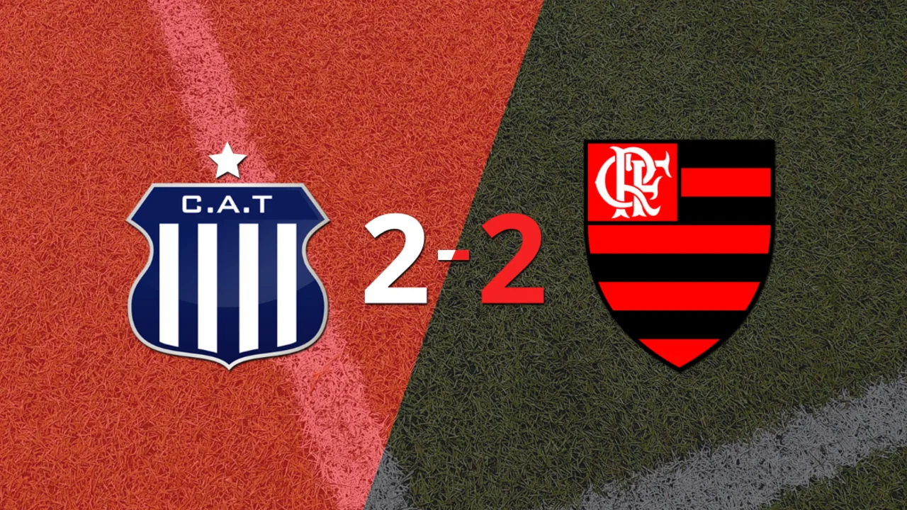 Talleres y Flamengo firman un empate en dos