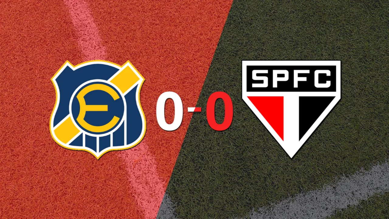 Everton y São Paulo no se sacaron ventaja y terminaron sin goles