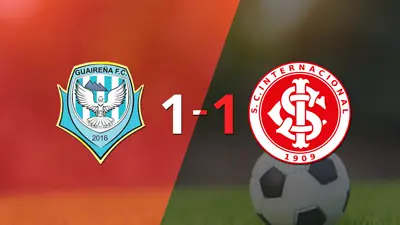 Empate a uno entre Guaireña e Internacional Empate a uno entre Guaireña e Internacional