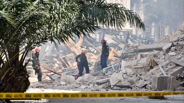Explotó un hotel en el centro de La Habana