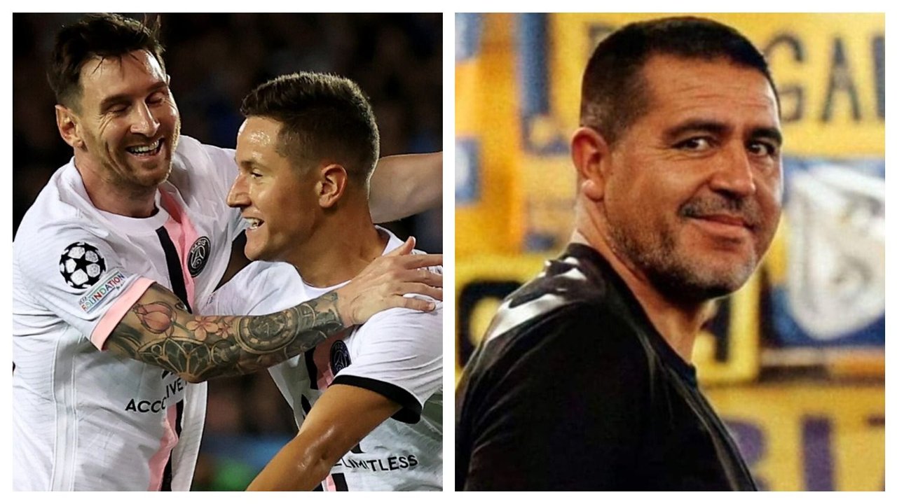 Lionel Messi Juan Román Riquelme Ander Herrera PSG