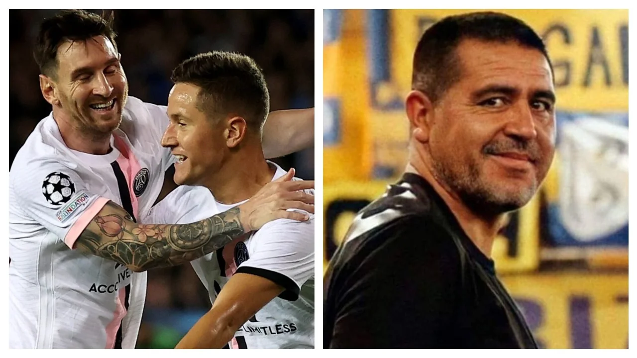 Lionel Messi Juan Román Riquelme Ander Herrera PSG