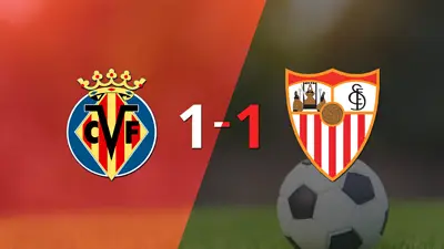 Empate a uno entre Villarreal y Sevilla Empate a uno entre Villarreal y Sevilla